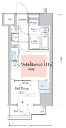 アーバネックス深川木場の物件間取画像